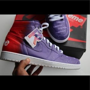 DS custom supreme air Jordan 1s